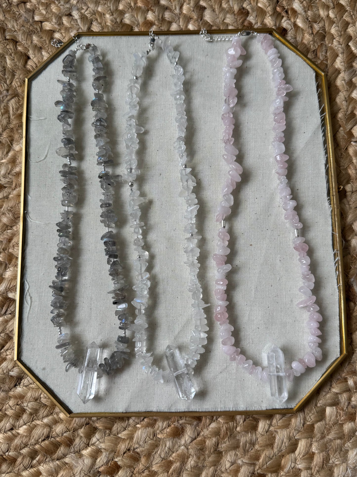 Healing Crystal Chip Necklace
