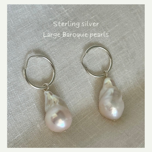 Large Baroque Hoops