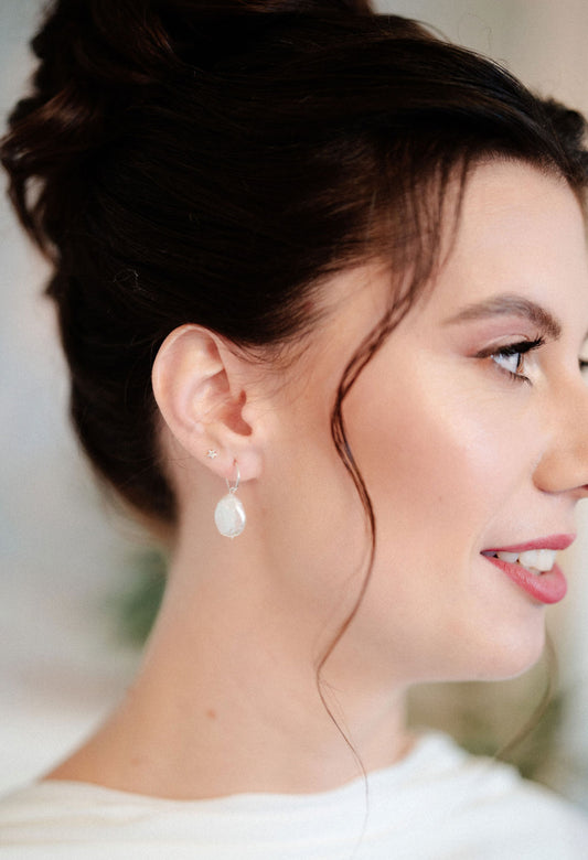 Mia Baroque Pearl Drop Earrings