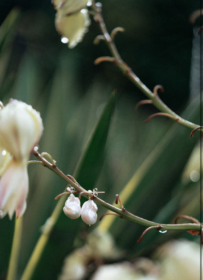 Alma Baroque Pearl Drop Earrings