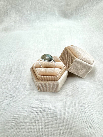Labradorite ring