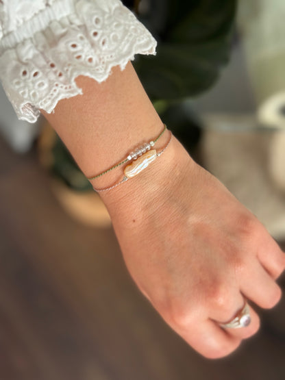 Biwa pearls bracelet