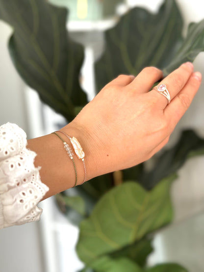 Biwa pearls bracelet
