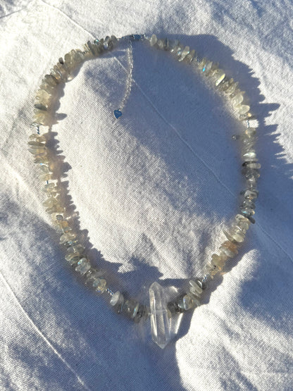 Healing Crystal Chip Necklace