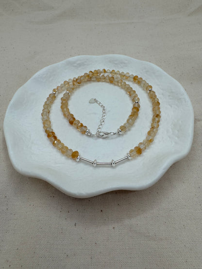 Citrine necklace