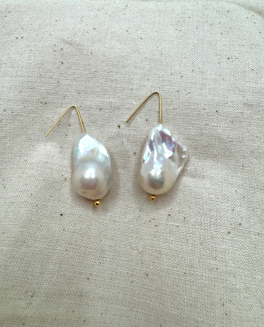 Baroque Pearl Drop Earrings