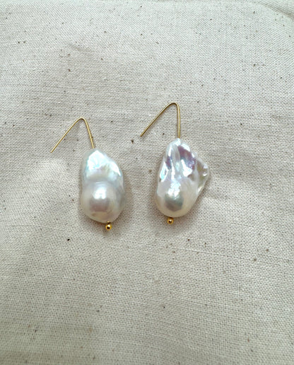 Baroque Pearl Drop Earrings