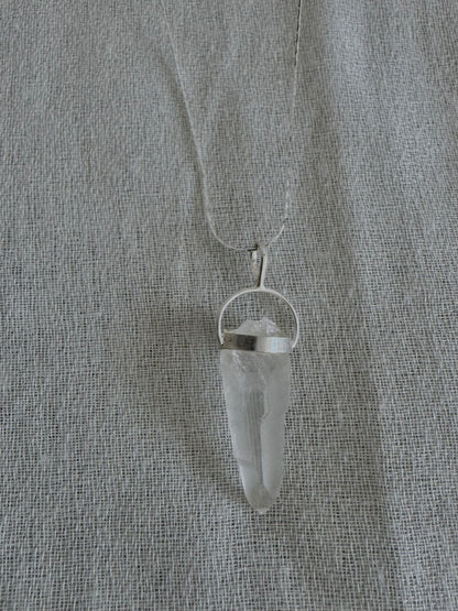 Jane - Lemurian Quartz Point & Chain