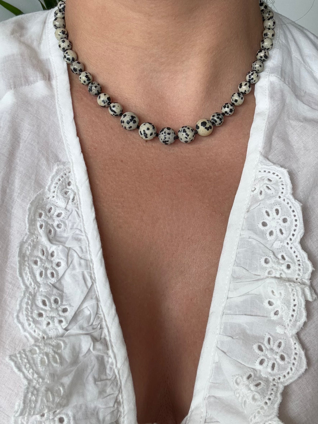Dalmatian Jasper Necklace