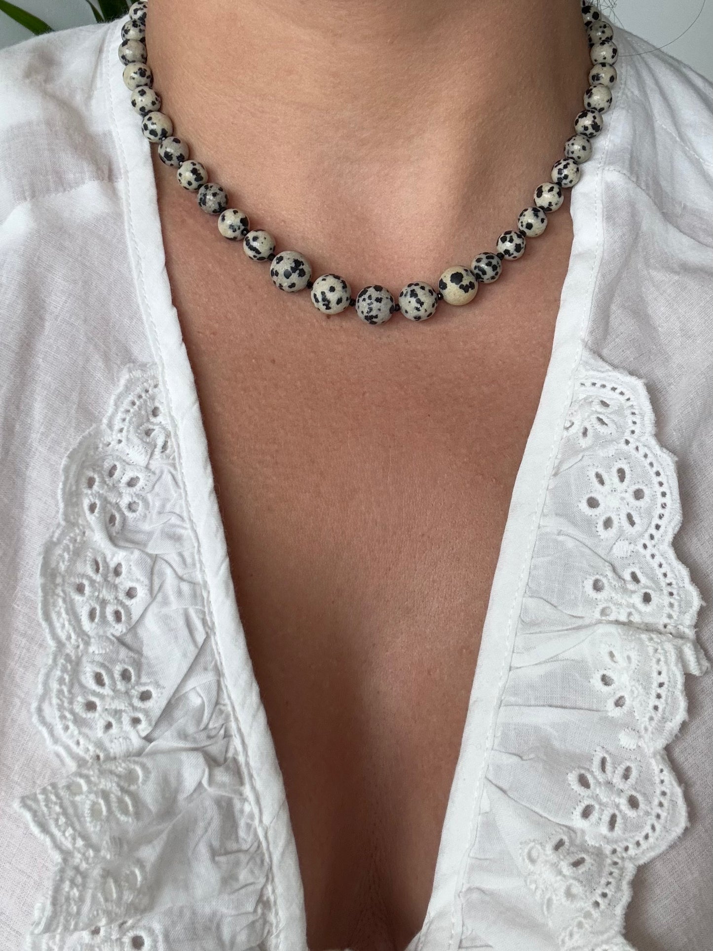 Dalmatian Jasper Necklace