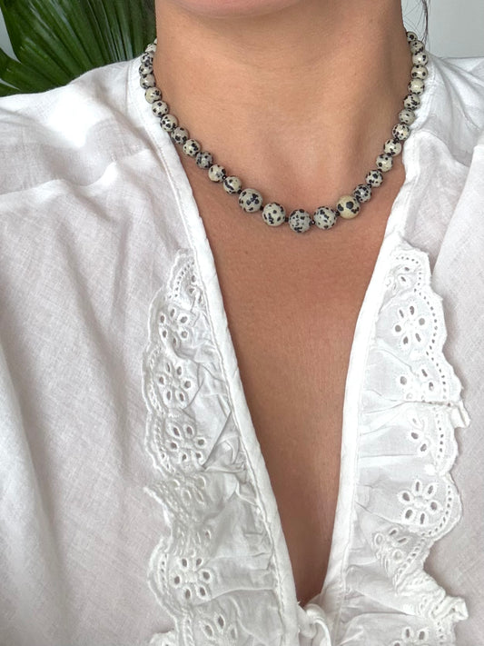 Dalmatian Jasper Necklace