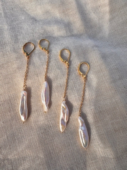 Marina Biwa Baroque Pearl Earring