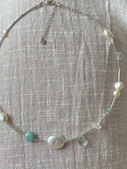 Exclusive Piece- Douceur Marine necklace