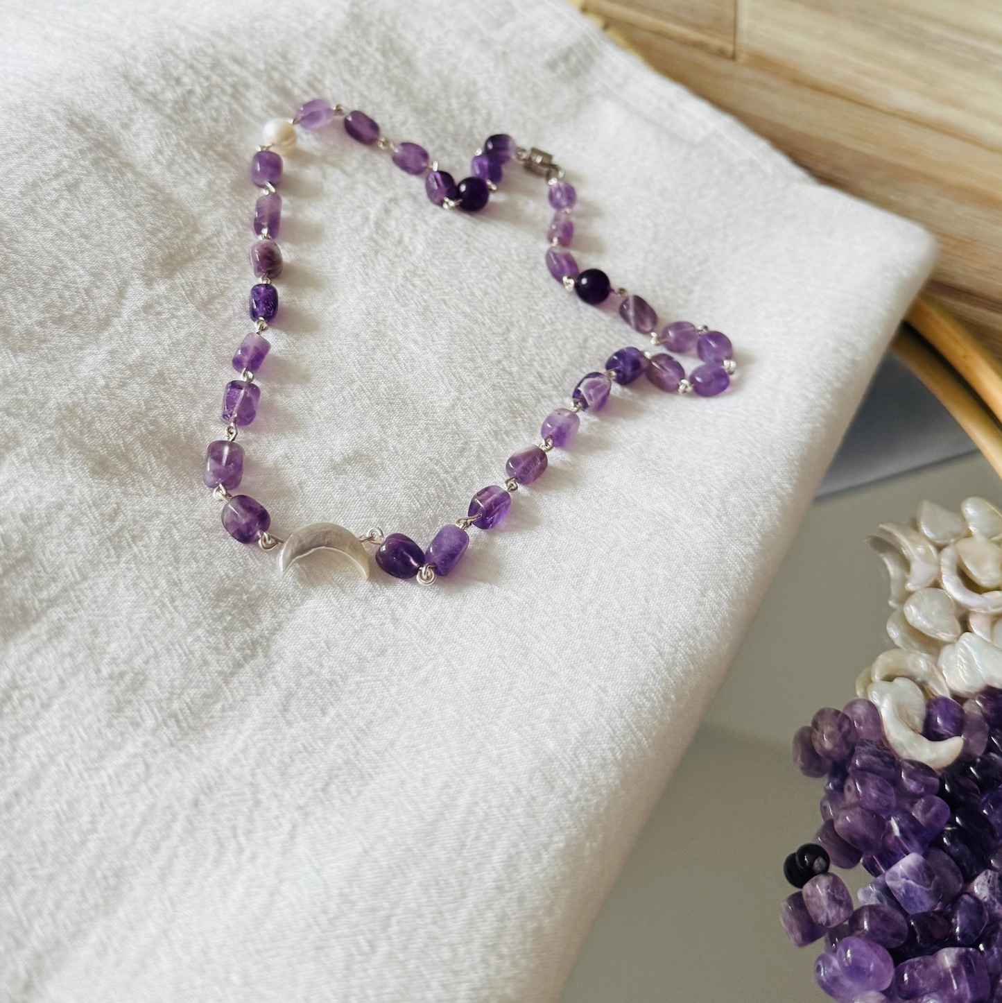 Moonlit Amethyst Necklace